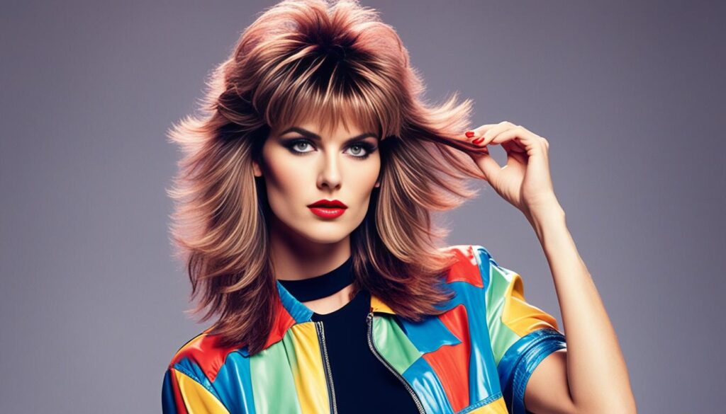 80s shag hairstyle