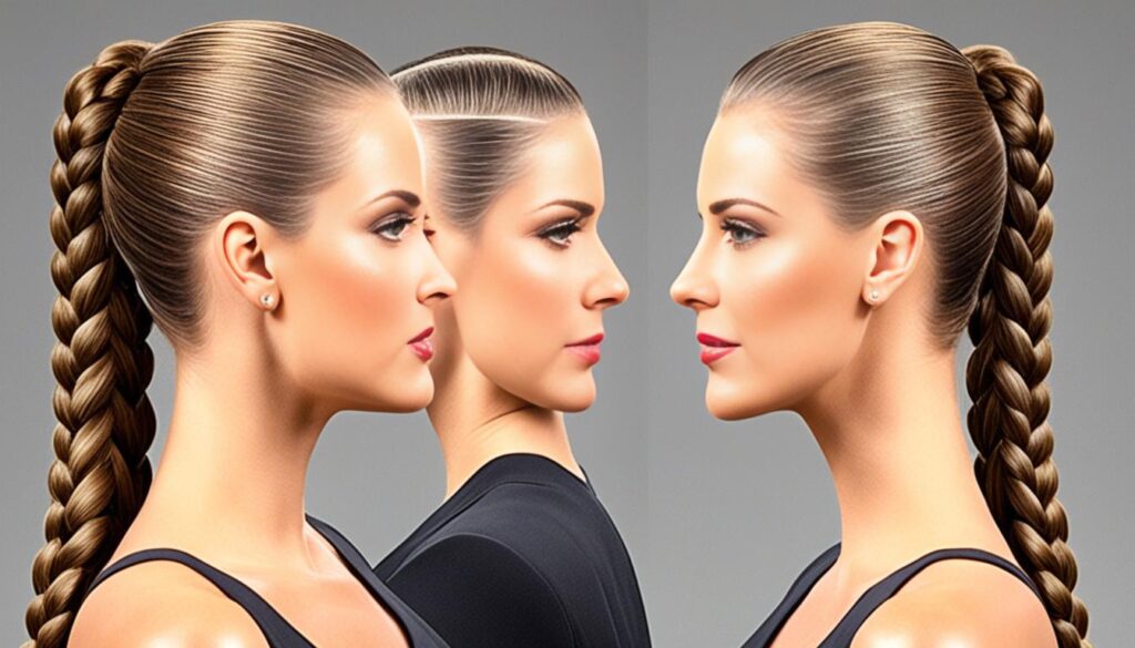 Feed-in Ponytail Braids