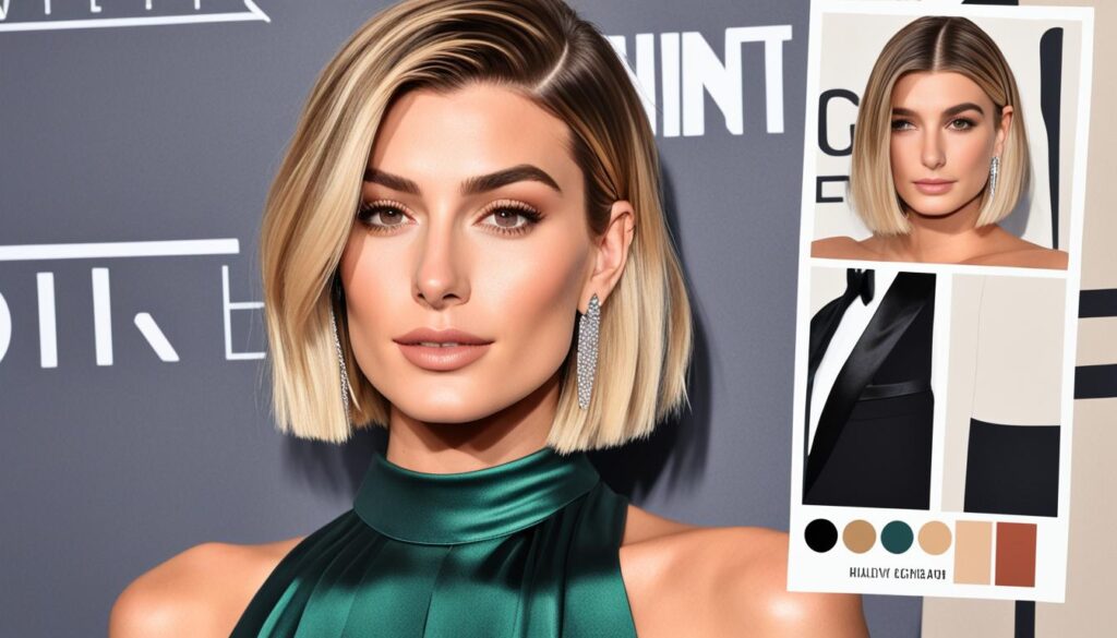 Hailey Bieber's Blunt Bob