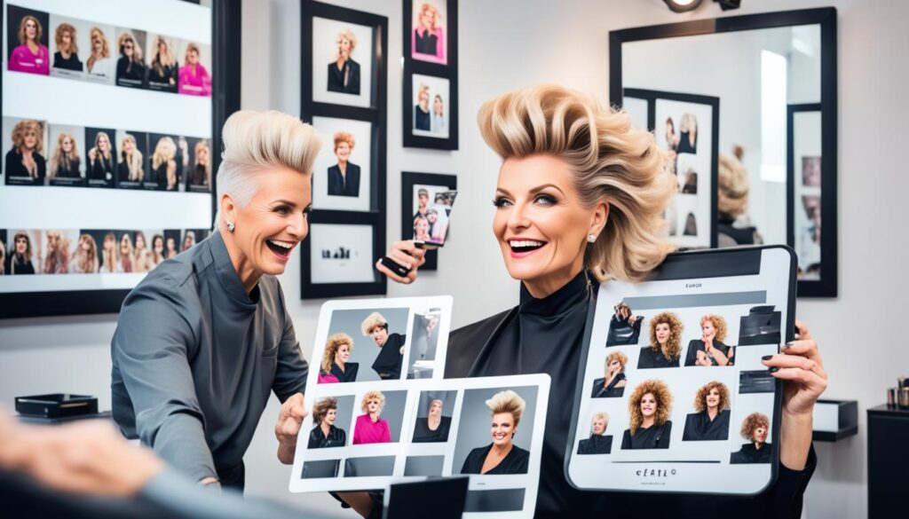 Hairstylist consultation Hairstylist consultation