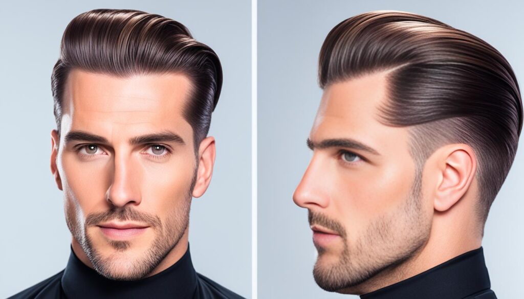 Medium Pompadour Hairstyle Medium Pompadour Hairstyle