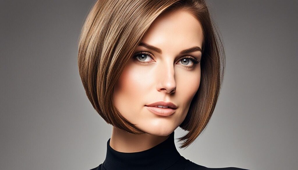 blunt bob with textured ends