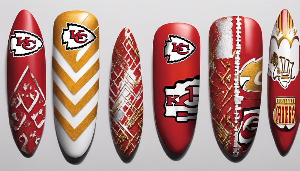 chiefs game day nails