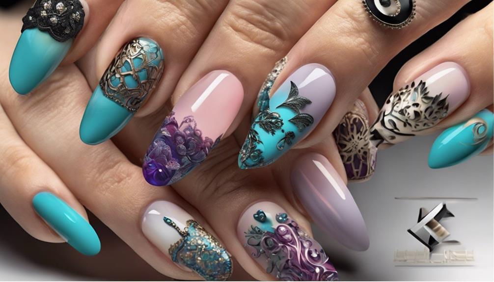 creative medium nail designs