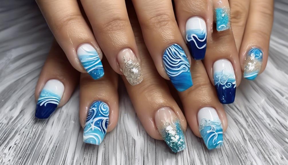 detailed nail art design