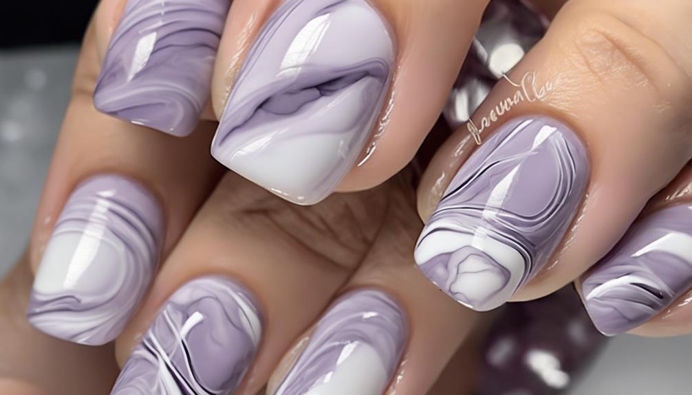 elegant lilac marble pattern