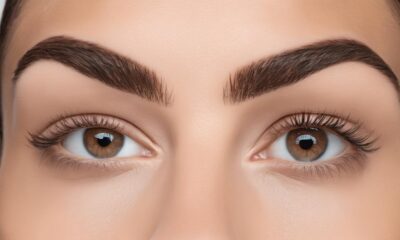 enhancing eyebrows with lamination