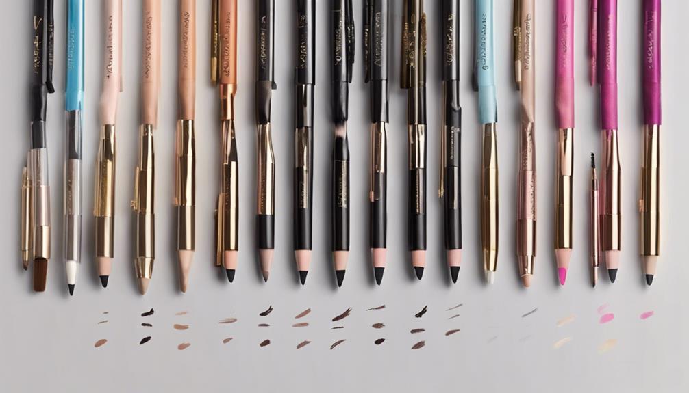 eyebrow pencil with brush