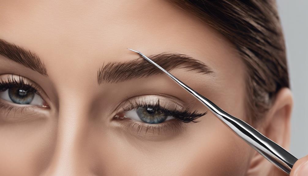 eyebrow tweezing step by step guide