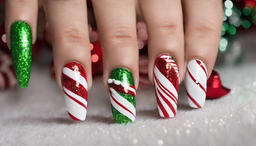 festive holiday nail art