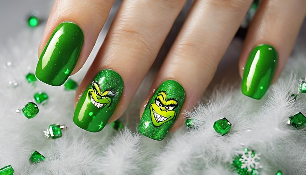 festive holiday nail art