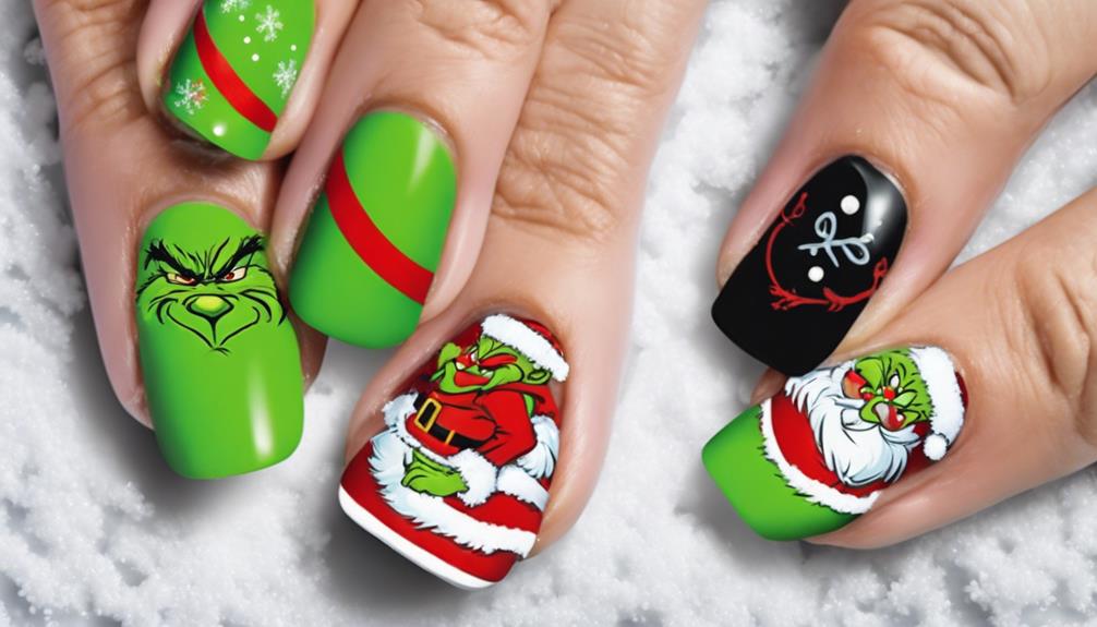festive holiday nail art