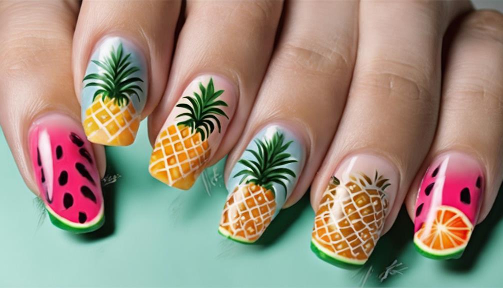 fruit themed nail art trend