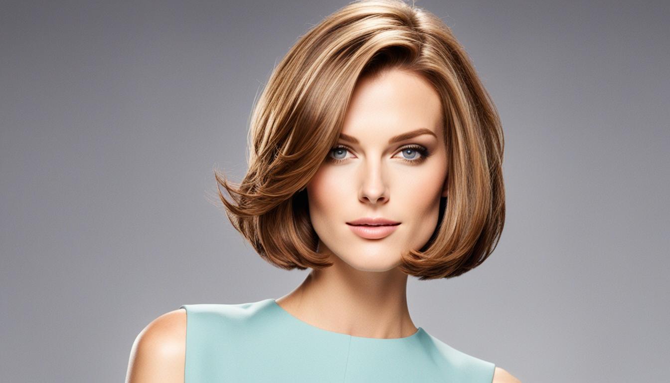 hairstyle for round face to look slim