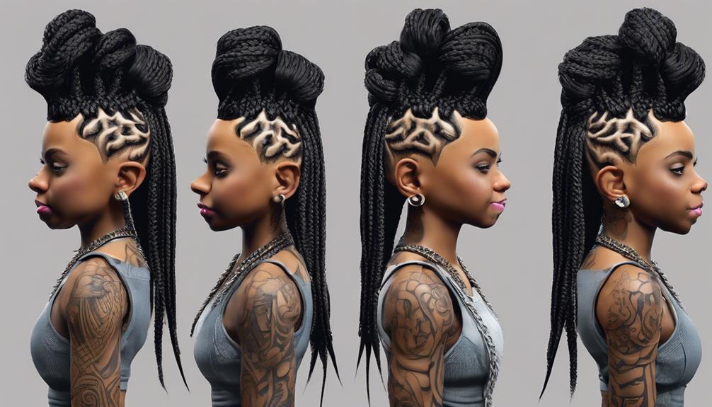 hairstyle of the mohawk