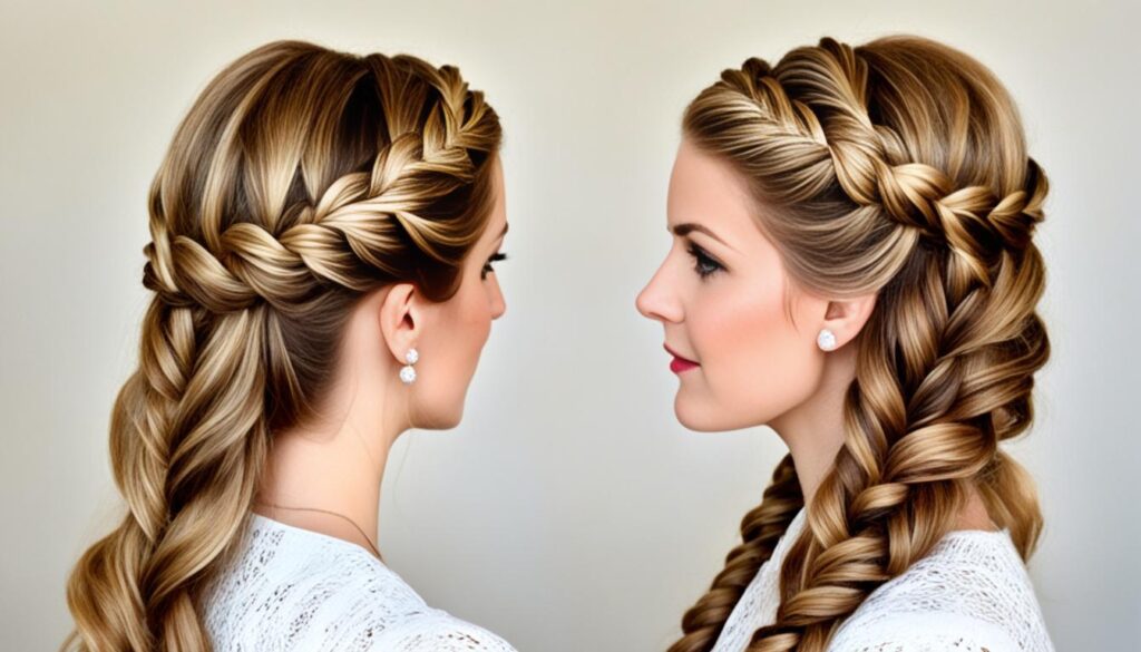 half up braided hairstyle half up braided hairstyle