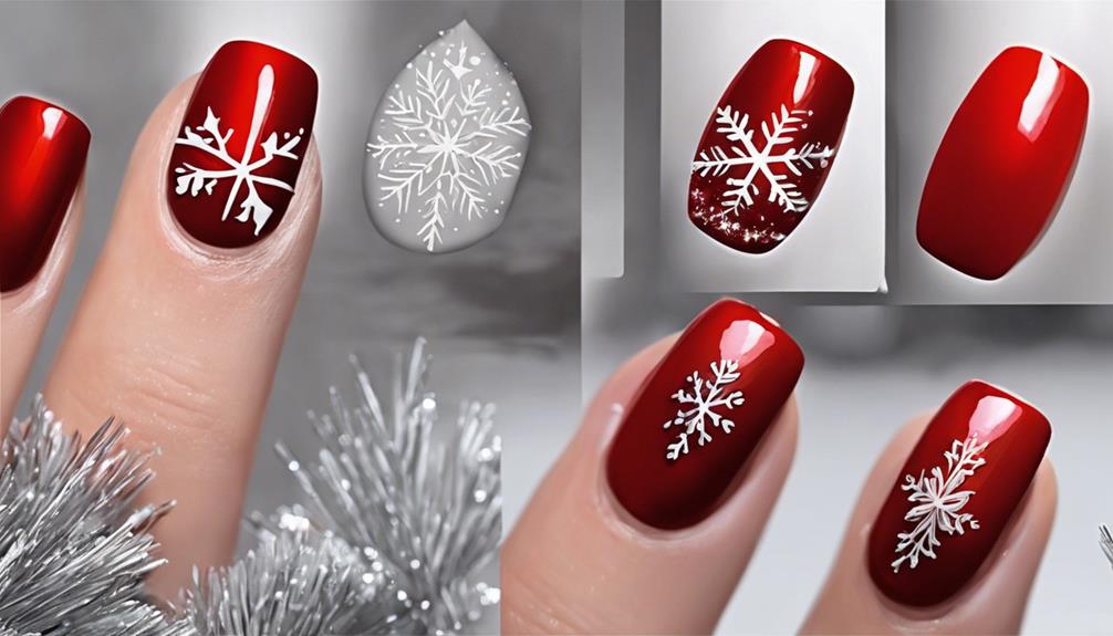 holiday nail art tutorial