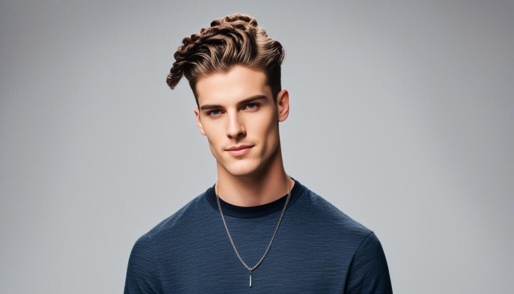 medium hair twist male