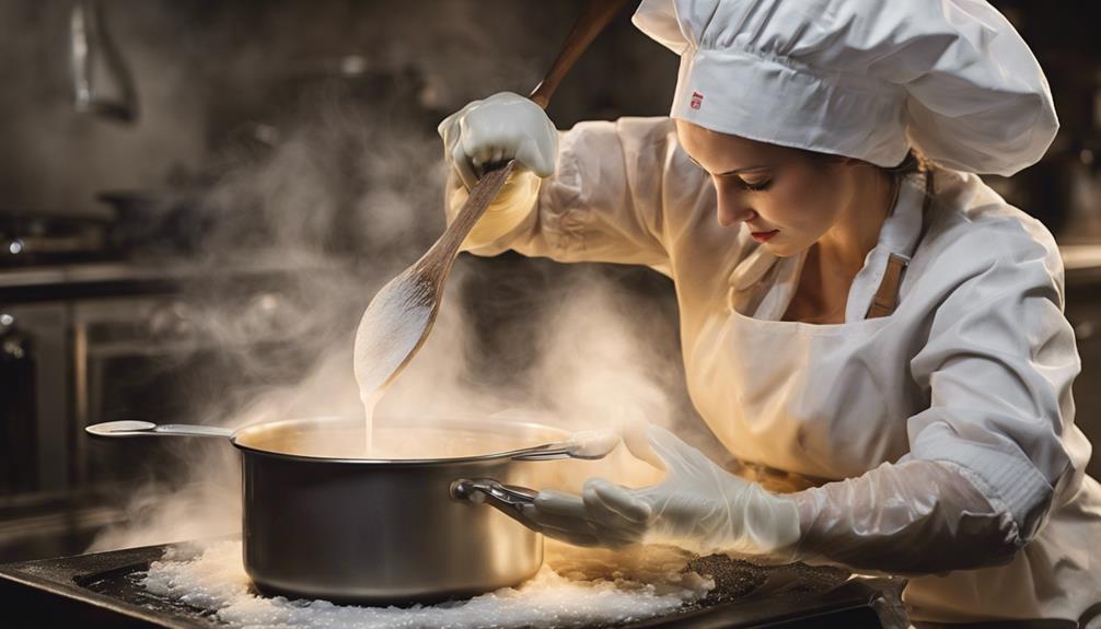 melting paraffin for treatment