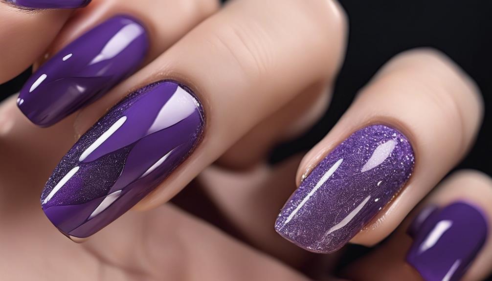 nail care advice for purple nails