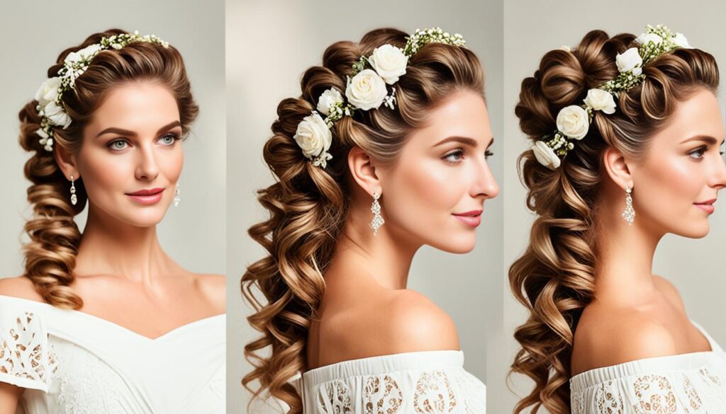 natural braided updo