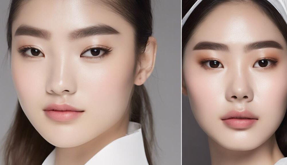 perfect korean eyebrow shape