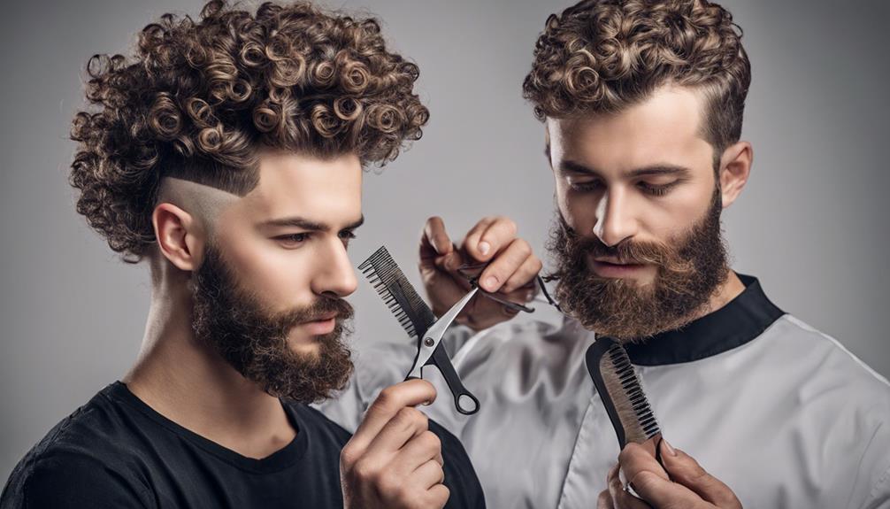 professional guide for men s curly hair