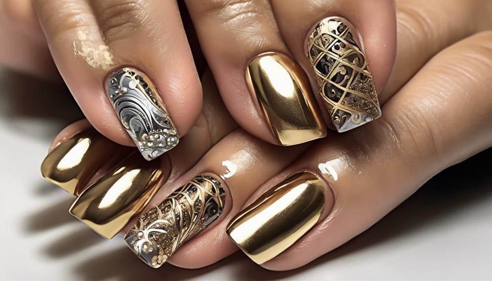 shimmering metallic fashion trends