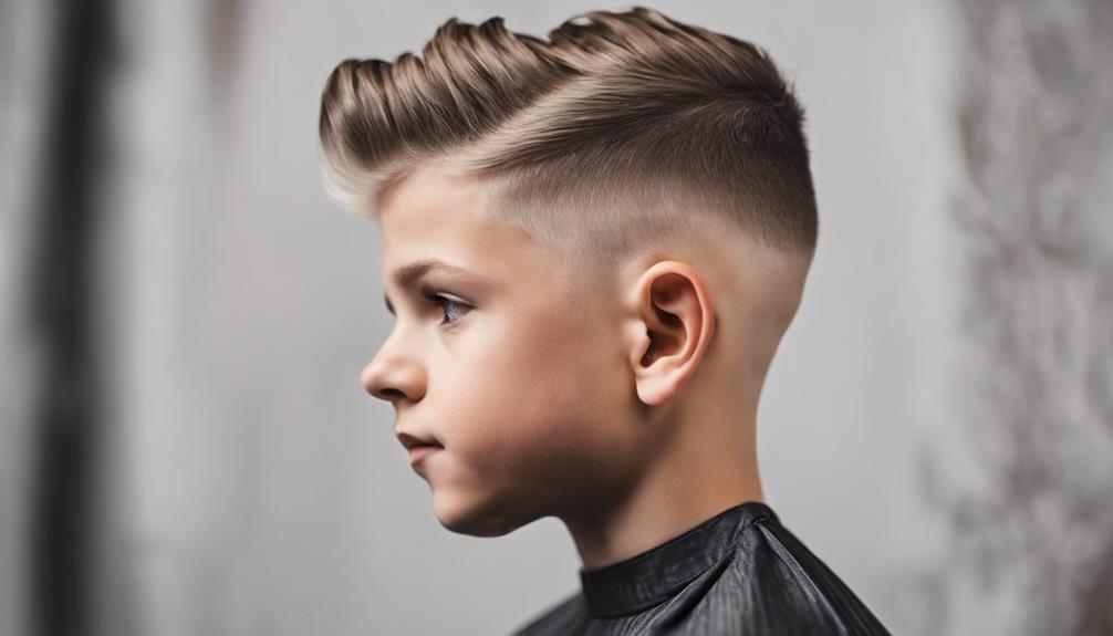 sleek and precise hairstyle
