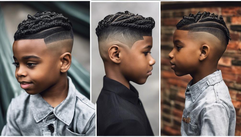 stylish haircut with twists