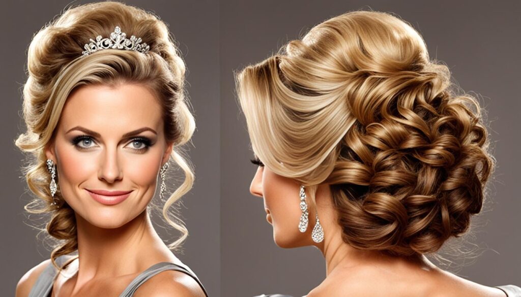 twisted half-up twist for curly hair