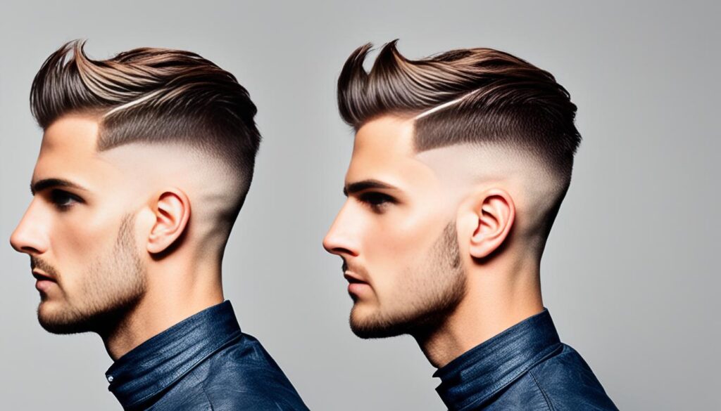 undercut with short textured top image