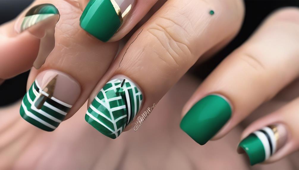 vibrant green leaf designs