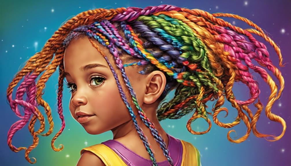 vibrant hair with flair