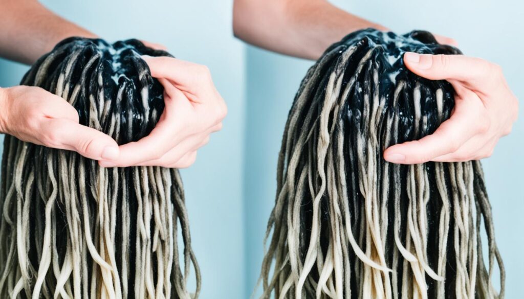 washing wick dreads