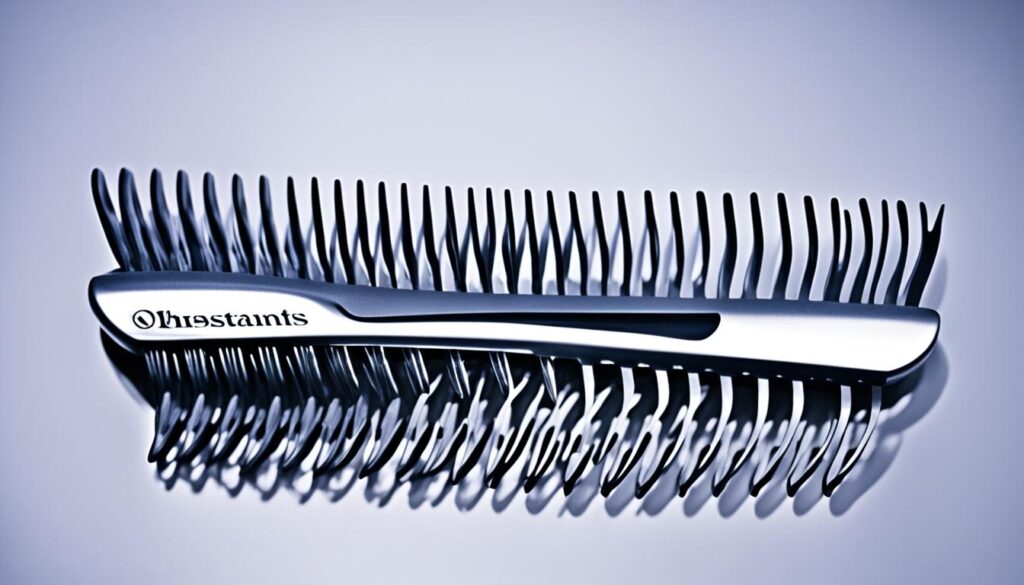 wide-tooth comb detangling