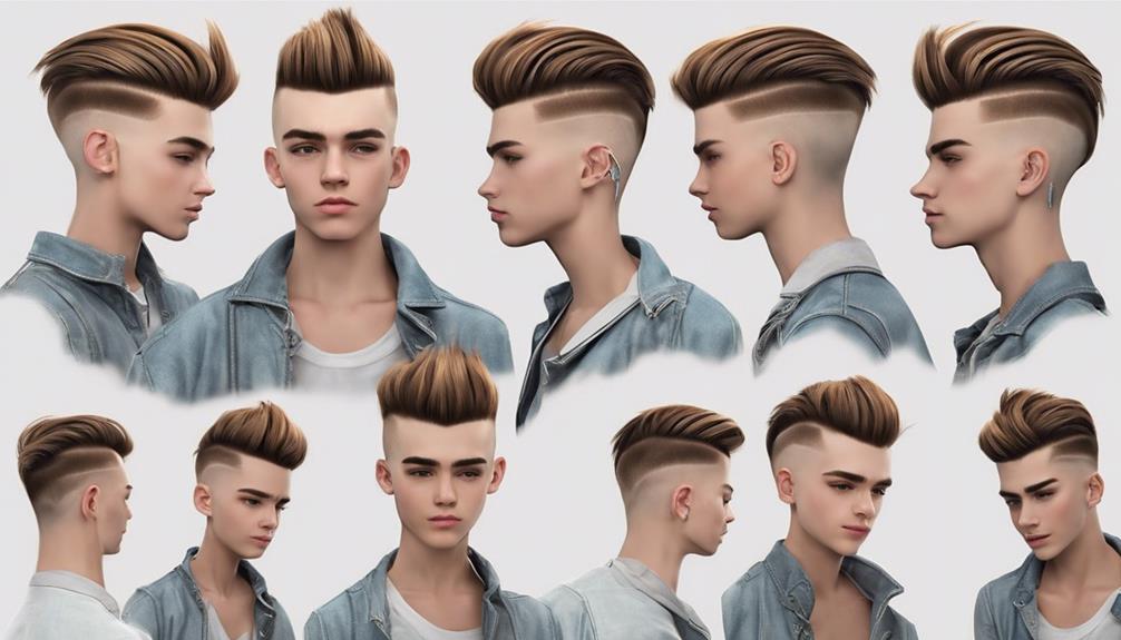 youthful undercut hair trends
