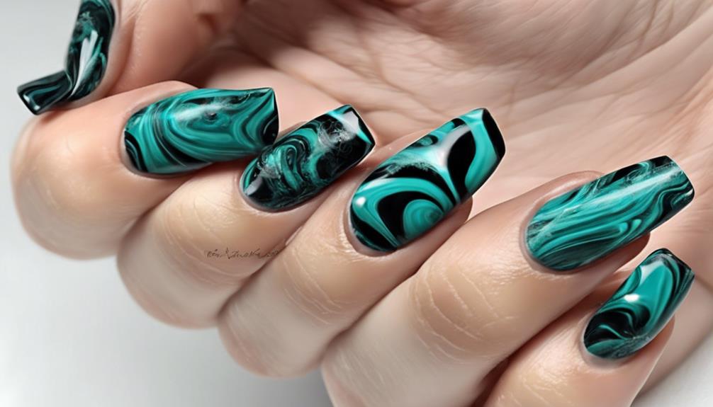 captivating teal and black