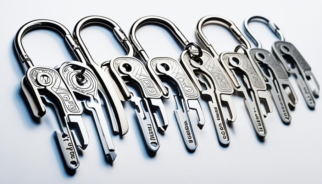 carabiner and keys