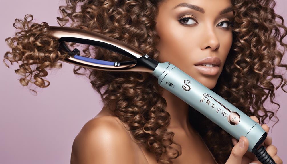 curly hair straightener guide