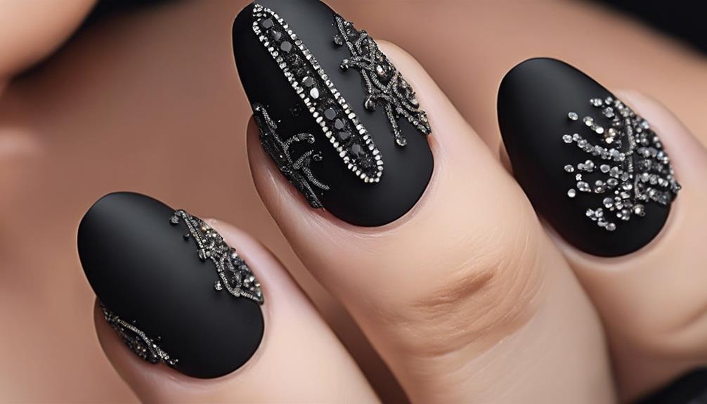 edgy and elegant nails