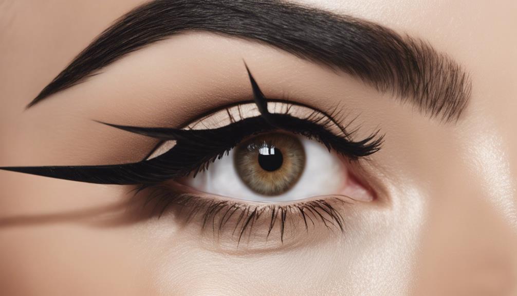 eyebrow slits trend rise