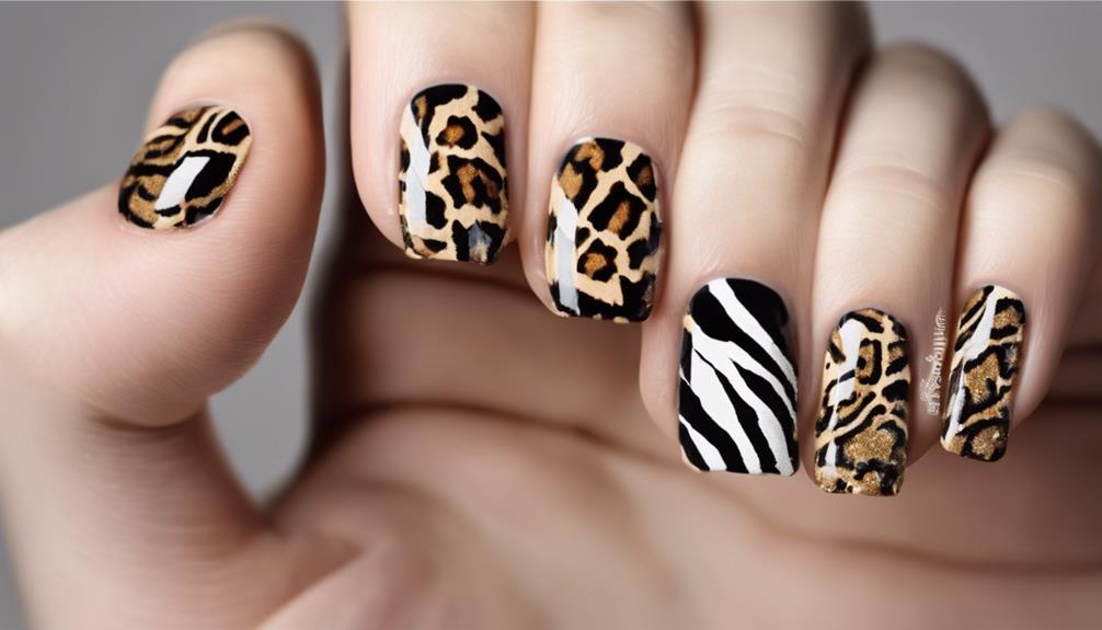 fashionable nails with flair