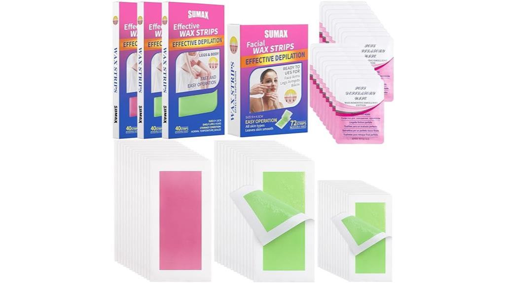 hair removal wax strips