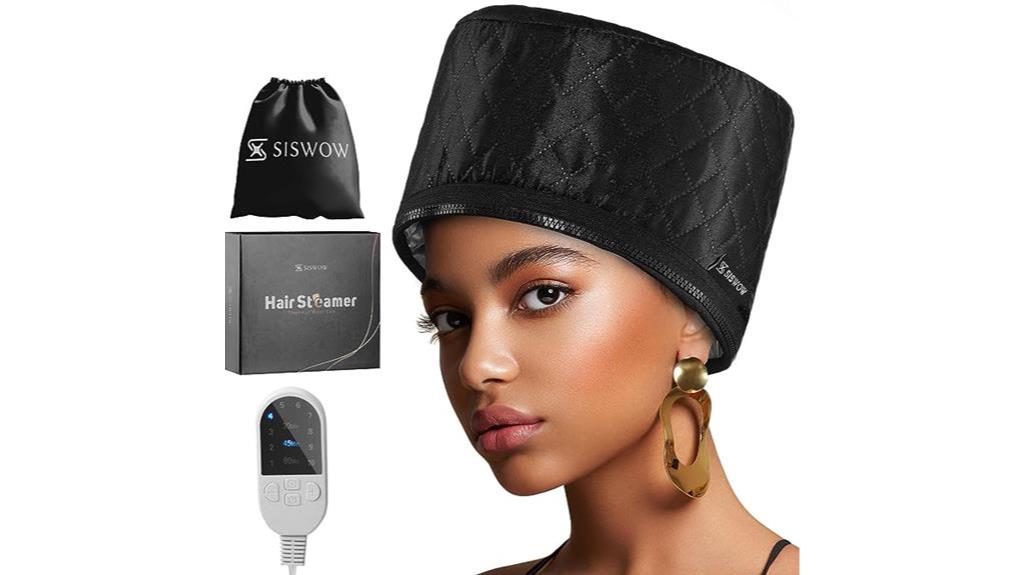 hair steamer with 10 level heat