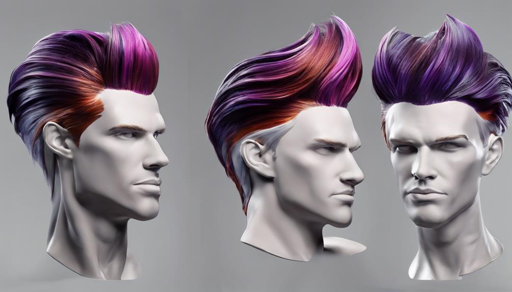 men s hair dye options