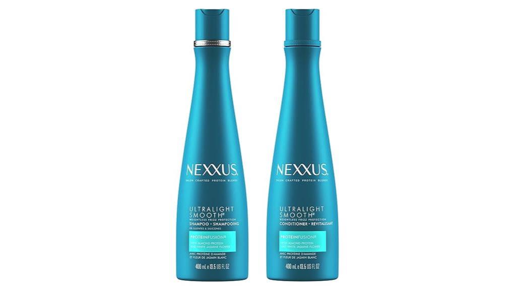 nexxus smooths frizzy hair