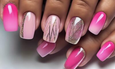 pink nail tip inspiration