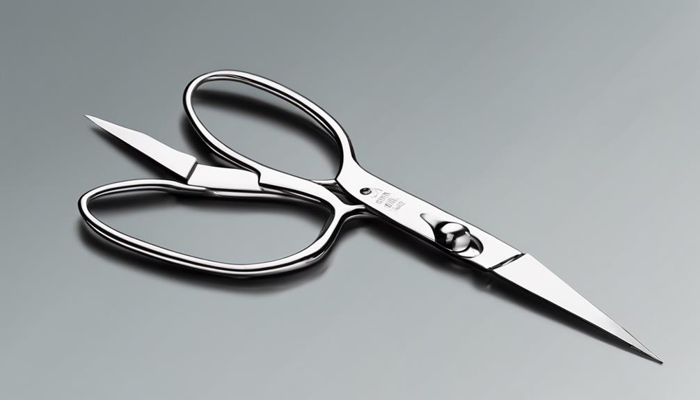 precision trimming with brow scissors