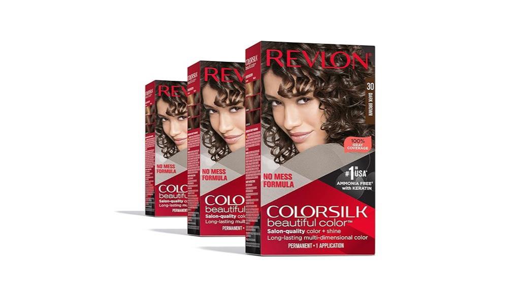 revlon dark brown hair